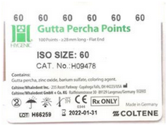 GUTAPERCHA HYGENIC # 60