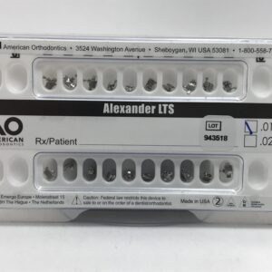 JGO. BRACKETS ALEXANDER .018 A.O.